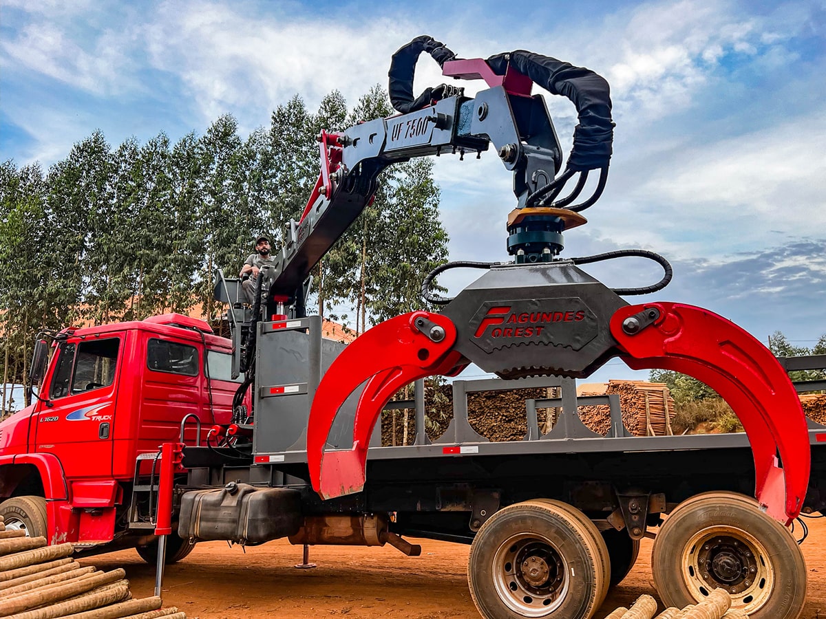 Grua Florestal para Caminhão