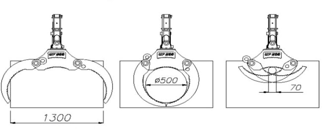 Desenho Técnico do Mini skidder